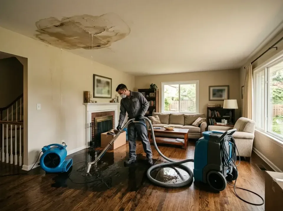 attic-pipe-burst-ceiling-drip-008 — frequently asked questions, Water Damage Restoration & Carpet Care in Hillside, IL
